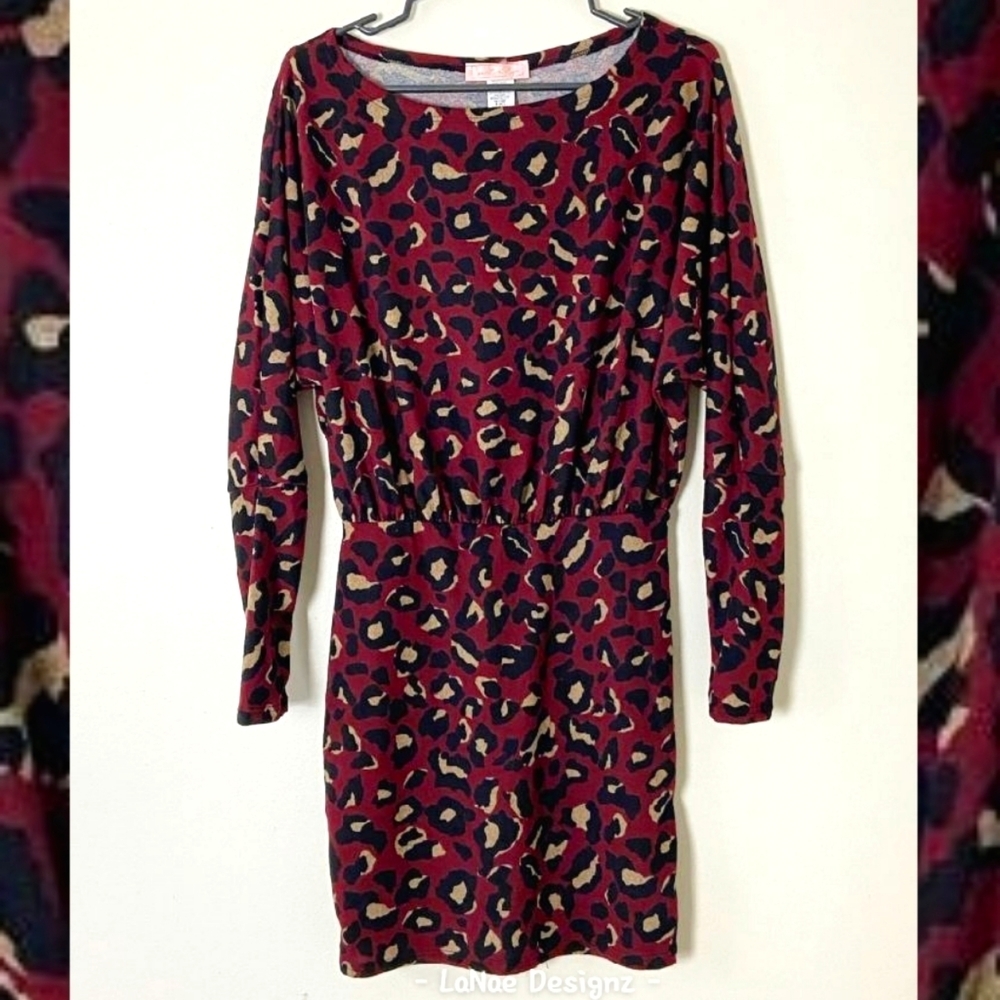 Burgundy Sweater Dress